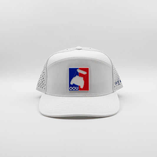 OOU Logo Performance Hat - White